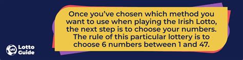 How to Play Irish Lotto – 6 Steps for Beginners .